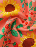 Rabbit Sunflower Printed Dress - CCMOM