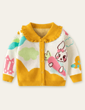 Rabbit with Carrot Sweater Cardigan - CCMOM