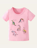 Rainbow Dinosaur T-shirt
