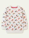 Rainbow Full Printed Sweater - CCMOM