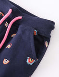 Rainbow Printing Sweatpants - CCMOM