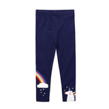 Rainbow Unicorn Appliqu¨¦ Leggings