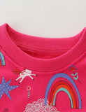 Rainbow Unicorn Printed Sweatshirt - CCMOM