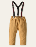 Solid Color Simple Formal Overall