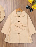 Solid color trench coat - CCMOM