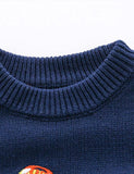 Sports Car Embroidered Sweater - CCMOM