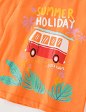 Summer Style Printed Long-Sleeved T-shirt - CCMOM