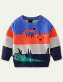 Tiger Brocade Sweater - CCMOM