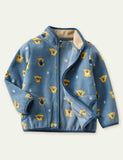 Tiger Print Polar Fleece Jacket - CCMOM