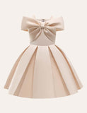 Toddler Girl Bow Suspenders Party Slip Dress - CCMOM