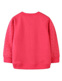 Toddler Girl Rabbit Embroidered Long-Sleeved Sweatshirt - CCMOM