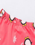 Toddler Penguin Printed Long Sleeves Shirt & Pants Pajamas Set - CCMOM