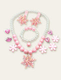 Undersea Mermaid Shell Necklace Accessories Set - CCMOM