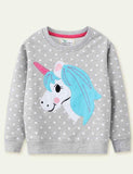 Unicorn Appliqu¨¦ Sweater