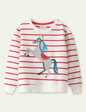 Unicorn Appliqu¨¦ Sweatshirt - CCMOM