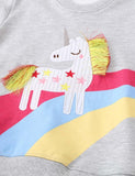 Unicorn Appliqu¨¦ Sweatshirt - CCMOM