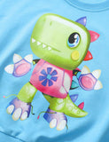 Unicorn Dinosaur Printed Sweatshirt Set - CCMOM