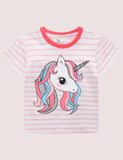 Unicorn Striped T-shirt