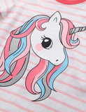 Unicorn Striped T-shirt - CCMOM