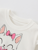 Western Style Cat Printed Sweatshirt - CCMOM
