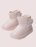 Winter Glossy Short Snow Boots - CCMOM