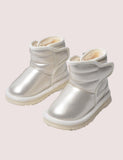 Winter Glossy Short Snow Boots - CCMOM